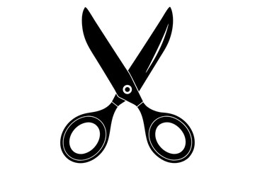 Scissors on a white background