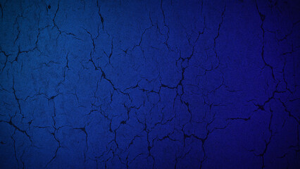 High-resolution cracked earth texture in deep blue tones, creating a cool and serene visual. Ideal for 4K backgrounds, wallpapers, banners, and modern design backdrops