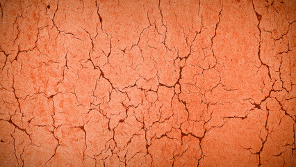 High-resolution cracked earth texture in warm, light terracotta tones, offering a natural and earthy visual. Perfect for 4K backgrounds, wallpapers, banners, and organic design backdrops