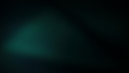 Obraz premium Dark gradient background featuring deep shades of green and black with a subtle, grainy texture. Ideal for 4K wallpapers, moody web banners, and atmospheric design backdrops