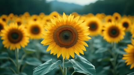Fototapeta premium Sunflowers Field