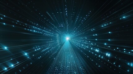 Abstract Tunnel of Light