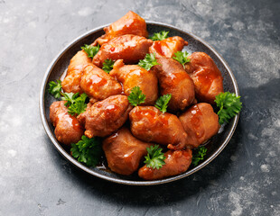 Sweet and Sour Chicken Balls. Take away food