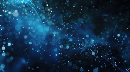 Obraz premium Abstract Blue Sparkle Background