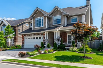 Beautiful Modern Home with Lush Landscaping and Curb Appeal