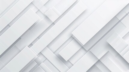 Abstract White Geometric Background