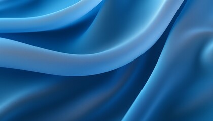 Obraz premium blue silk fabric background