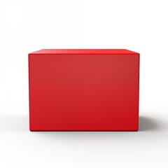 red box isolated on white