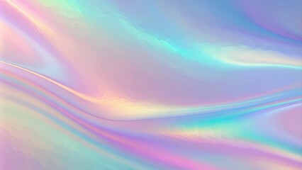 Obraz premium Holographic Texture. Hologram Background. Purple Neon Surface. Chrome Light. Blur Futuristic Backdrop. Bright Paper. Iridescent Gradient. Shiny Image. Blue Holographic Texture