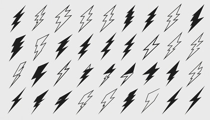 Set &eacute;clair fl&egrave;che fond noir et blanc doodles.