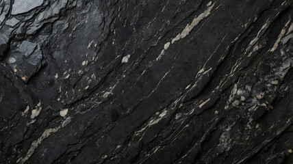Black Marble Pattern Background With White Scratches