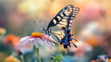 Most beautiful butterfly on the flower while sucking the flower essence, macro photo of the best selling butterfly [905] --ar 16:9 --v 6.1 Job ID: 6b5dd346-c137-48b7-b729-2c1546e219dc