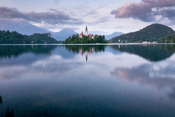 lake bled landscape