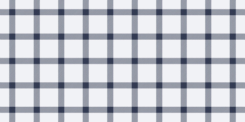 Gift pattern tartan background, fluffy textile vector seamless. Customized texture check fabric plaid in white and blue colors.
