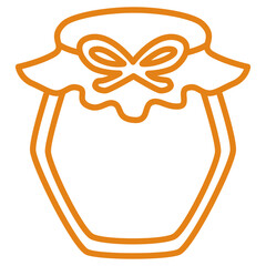 Honey Jar Outline