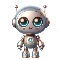 3D Cute Cartoon Robot 