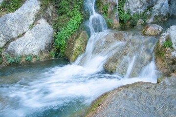 Waterfalls. Fuentes del Algar. Spain