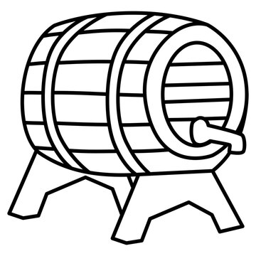recommend clip art: Keg Outline