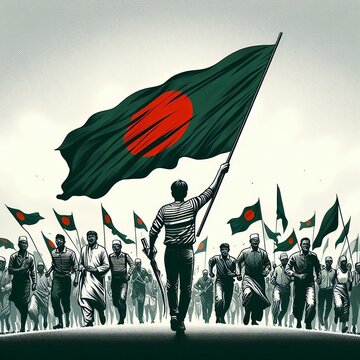 Bangladesh Victory Day Illustration Celebrate Independence with Stunning Artwork