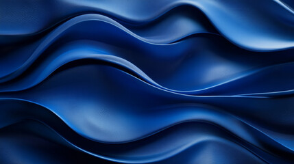 Obraz premium A blue wave with a lot of detail