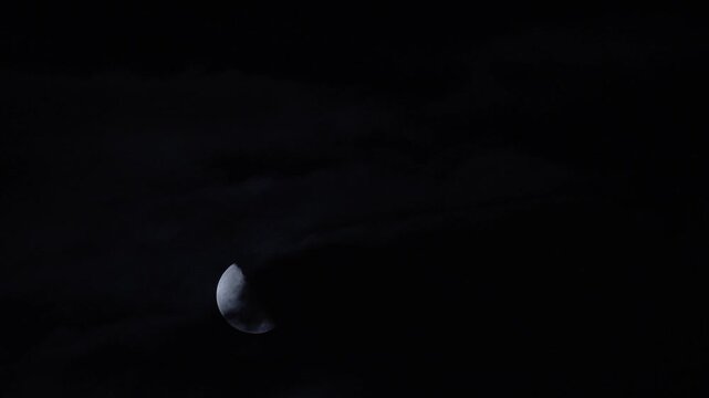 MOVIMIENTO DE LA LUNA DURANTE LA NOCHE