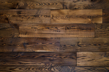 Fototapeta premium A wooden floor with a grainy texture