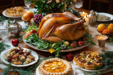 Homemade Roasted Thanksgiving Day Turkey
