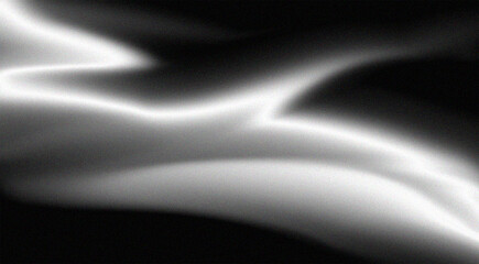 Grainy gradient background, grey black white monochrome abstract noise texture banner backdrop design
