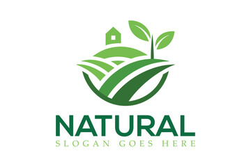 Natural logo for branding