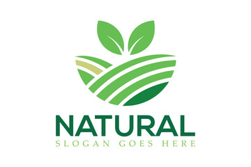 Natural logo for branding