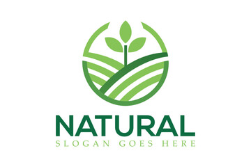 Natural logo for branding