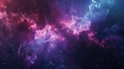 Obraz premium Glimmering cosmic-inspired textures in deep jewel-toned hues