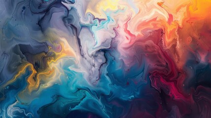 multicolored abstract painting