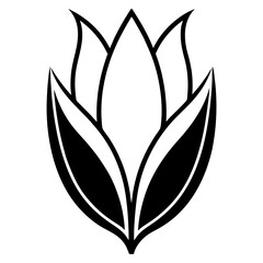 black and green leaves