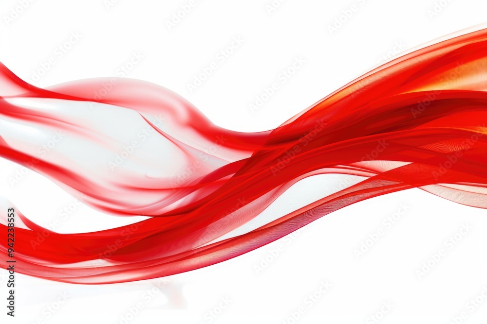 Poster A close-up shot of a red and white background, suitable for use in graphic design or as a texture