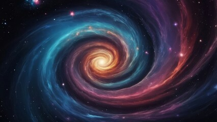 Obraz premium spiral galaxy in space