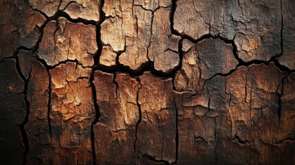 Fototapeta premium Rustic Textured Backgrounds: Natural Wood Grain, Cracked Earth, and Peeling Paint Textures for Design Projects