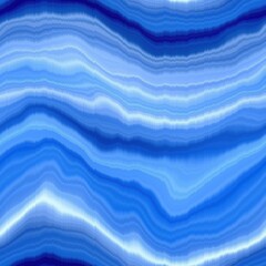 Obraz premium Modern summer striped blur wash seamless pattern background for trendy beach wear and coastal living designs. Repeatable alcohol ink bleed effect in blue white indigo colors