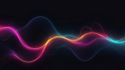 Fototapeta premium abstract glowing lines