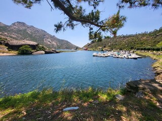 Entorno del río Xallas en Dumbría, Galicia