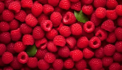 raspberries background