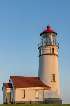 Lighthouse at Cape Blanco State Park, Oregon, USA.