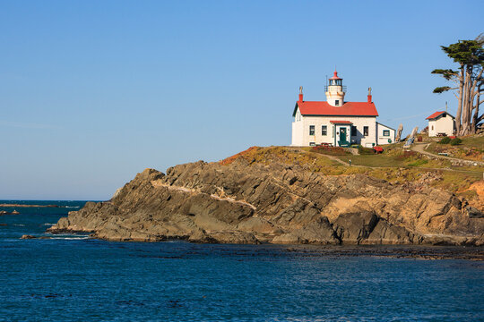 Battery Point Lighthouse, Crescent City, Northern California Coast, USA