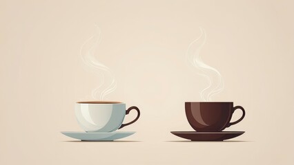 cup of coffee on the table