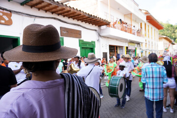 Tourism of municipal festivities in Antioquia, Colombia.