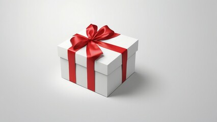 Obraz premium red gift box