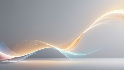 Obraz premium abstract blue wave background