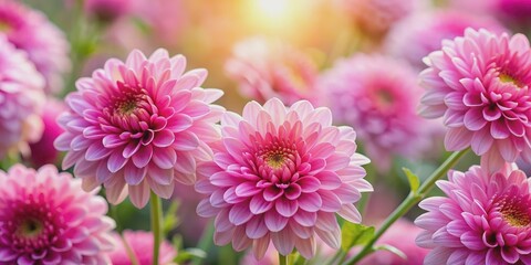 Close up of beautiful pink flowers in full bloom, pink, flowers, blooming, close up, vibrant, botanical, garden, petals, delicate