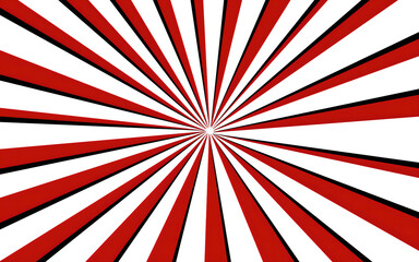 Fototapeta premium Classic Red and White Striped Retro Background