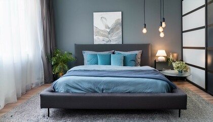 room with bed